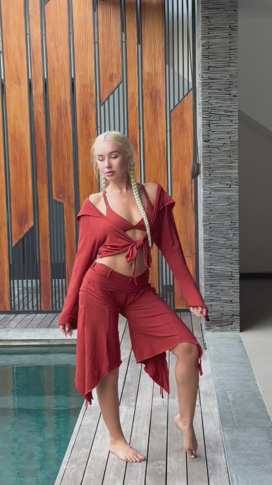The Pele Wrap Top